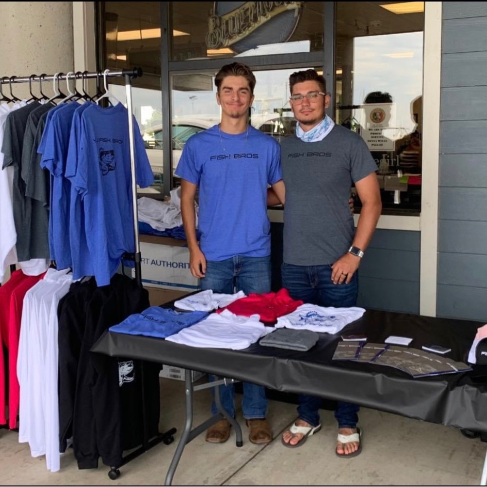 NWT WOMENS Fish, Bros, long sleeve shirt *family business* - Picture 3 of 3